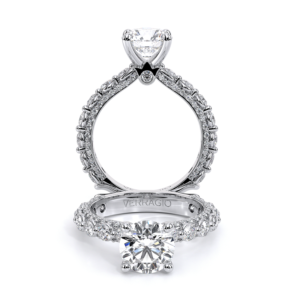 Verragio Pave Round Engagement Ring