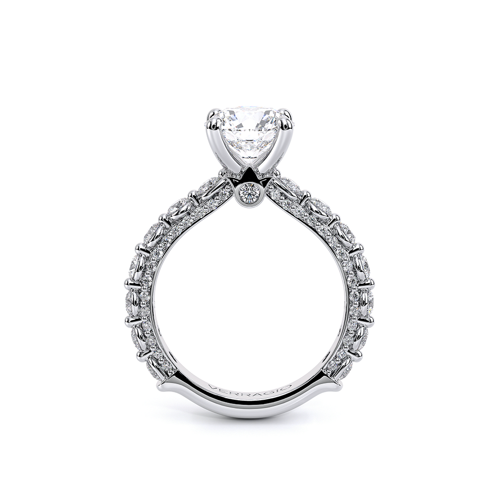 Verragio Pave Round Engagement Ring