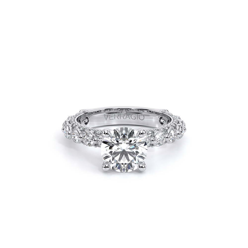 Verragio Pave Round Engagement Ring