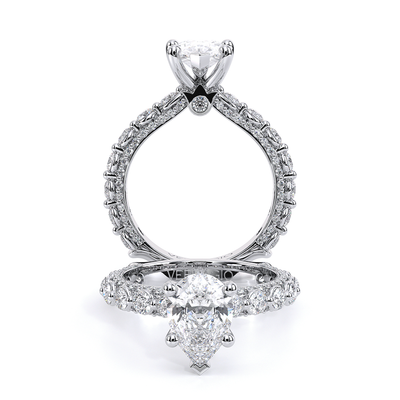 Verragio Pave Pear Engagement Ring