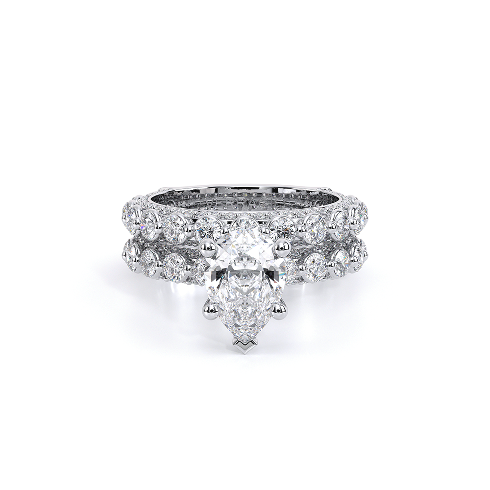 Verragio Pave Pear Engagement Ring