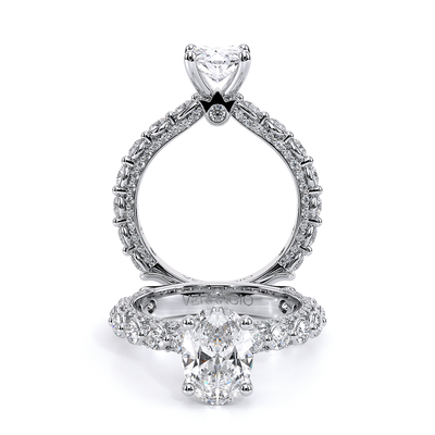 Verragio Pave Oval Engagement Ring