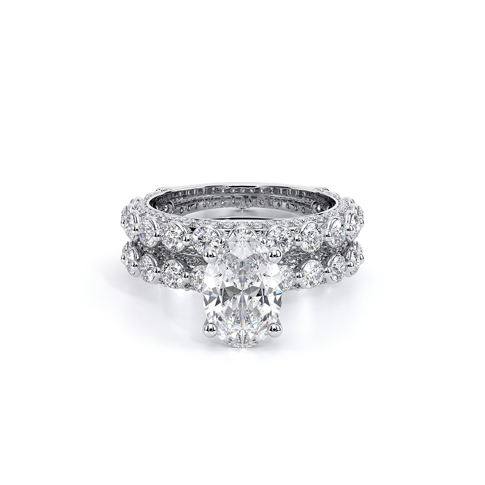 Verragio Pave Oval Engagement Ring