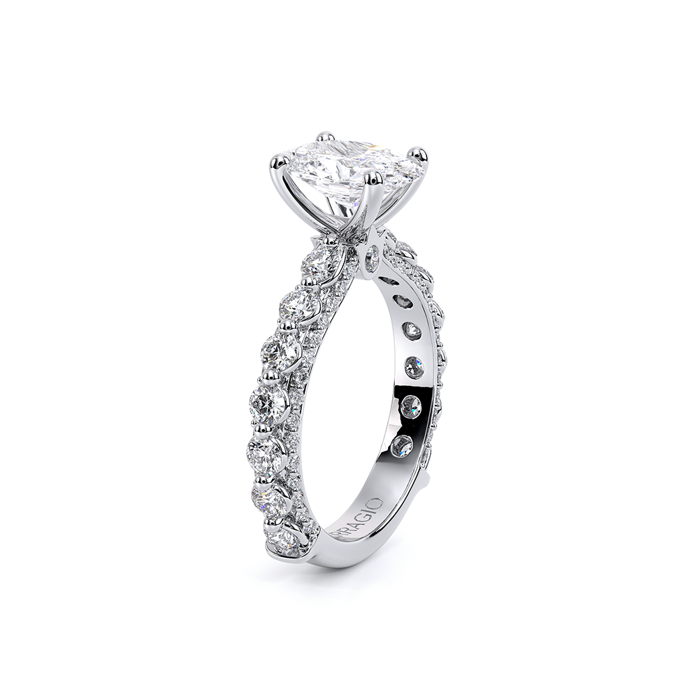 Verragio Pave Oval Engagement Ring