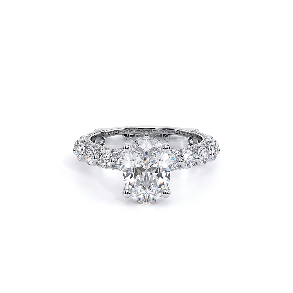 Verragio Pave Oval Engagement Ring