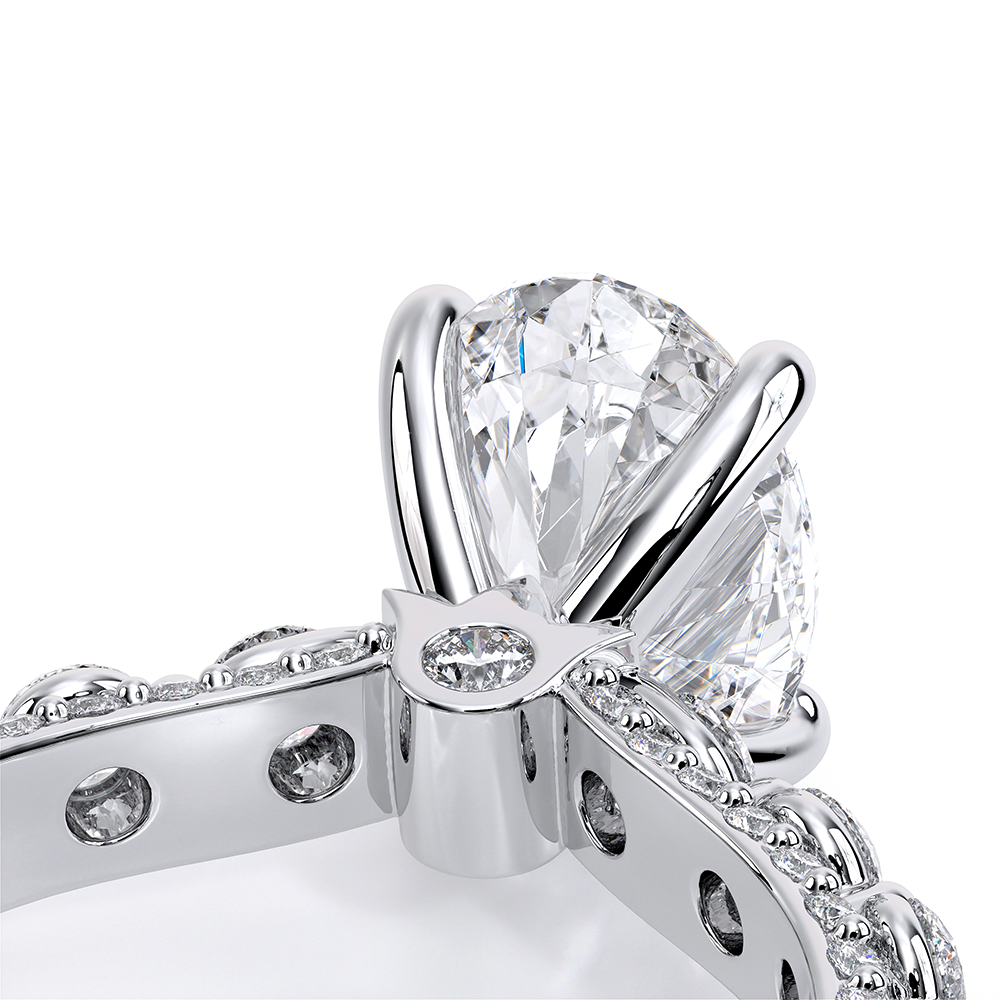Verragio Pave Oval Engagement Ring