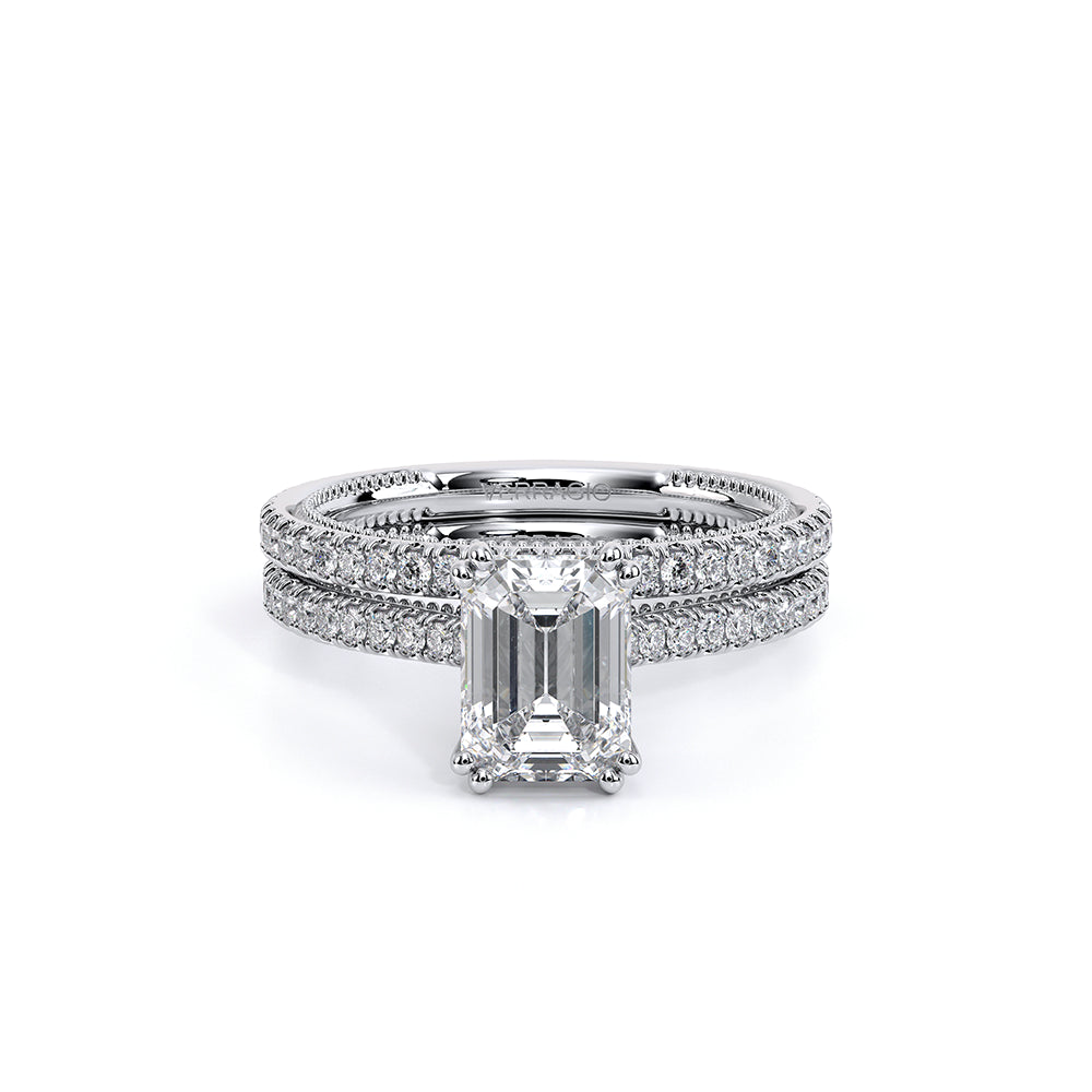 Renaissance-992EM13-18K White Gold Emerald