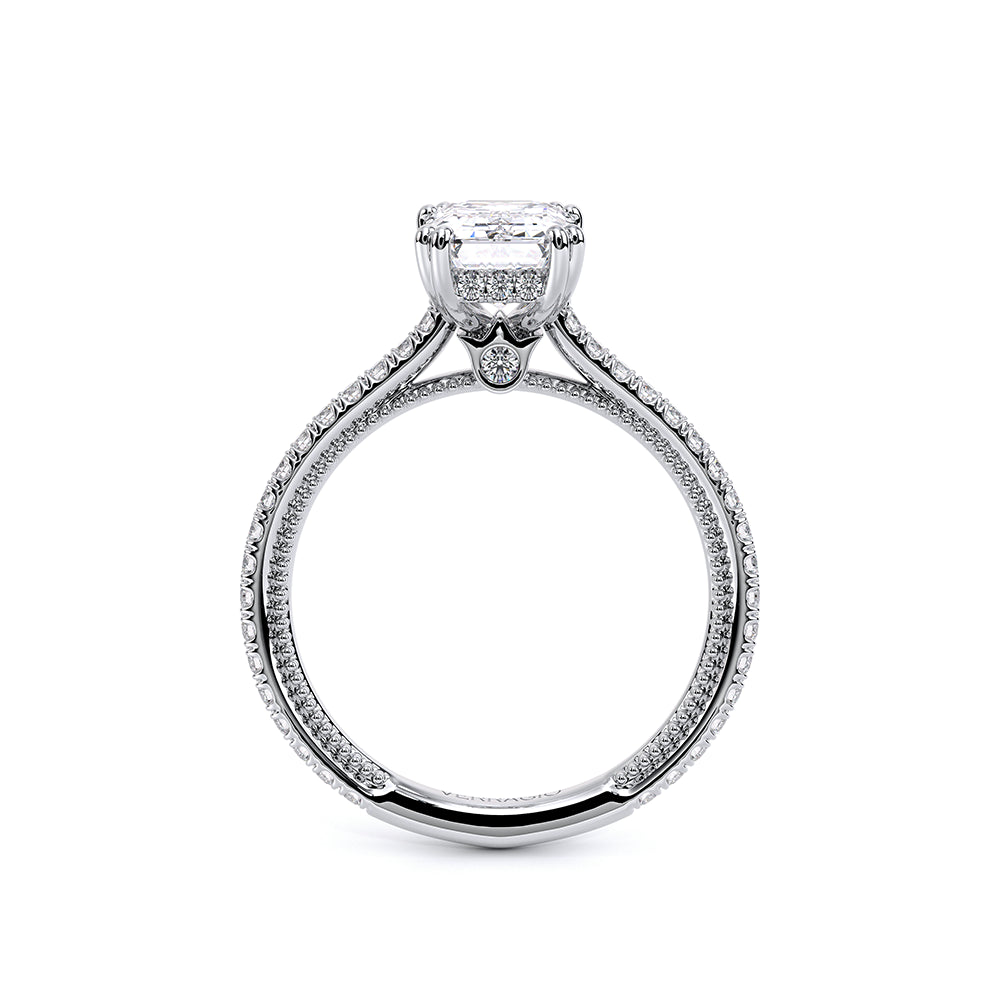 Renaissance-992EM13-18K White Gold Emerald