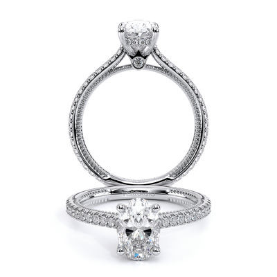 Verragio Pave Oval Engagement Ring