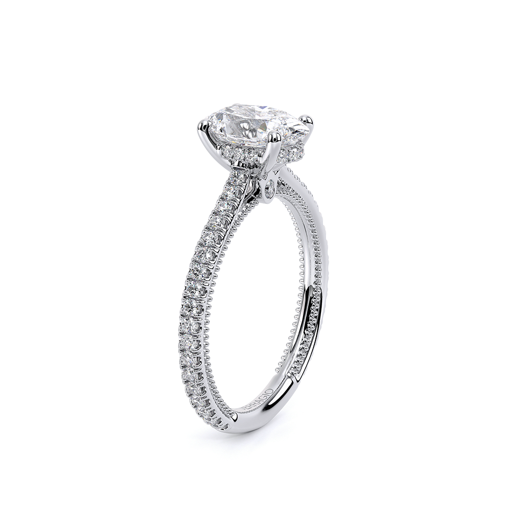 Verragio Pave Oval Engagement Ring