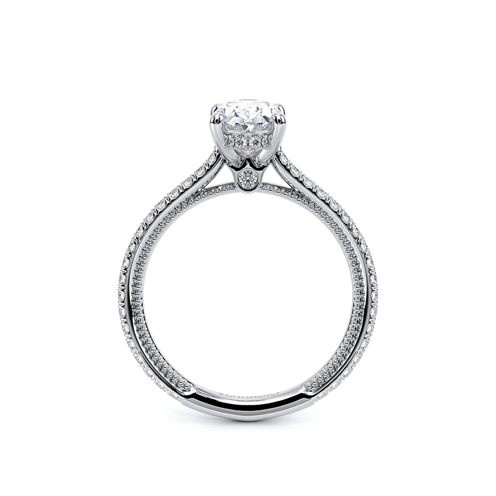 Verragio Pave Oval Engagement Ring