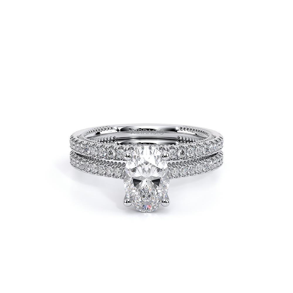 Verragio Pave Oval Engagement Ring