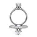 Verragio Pave Pear Engagement Ring