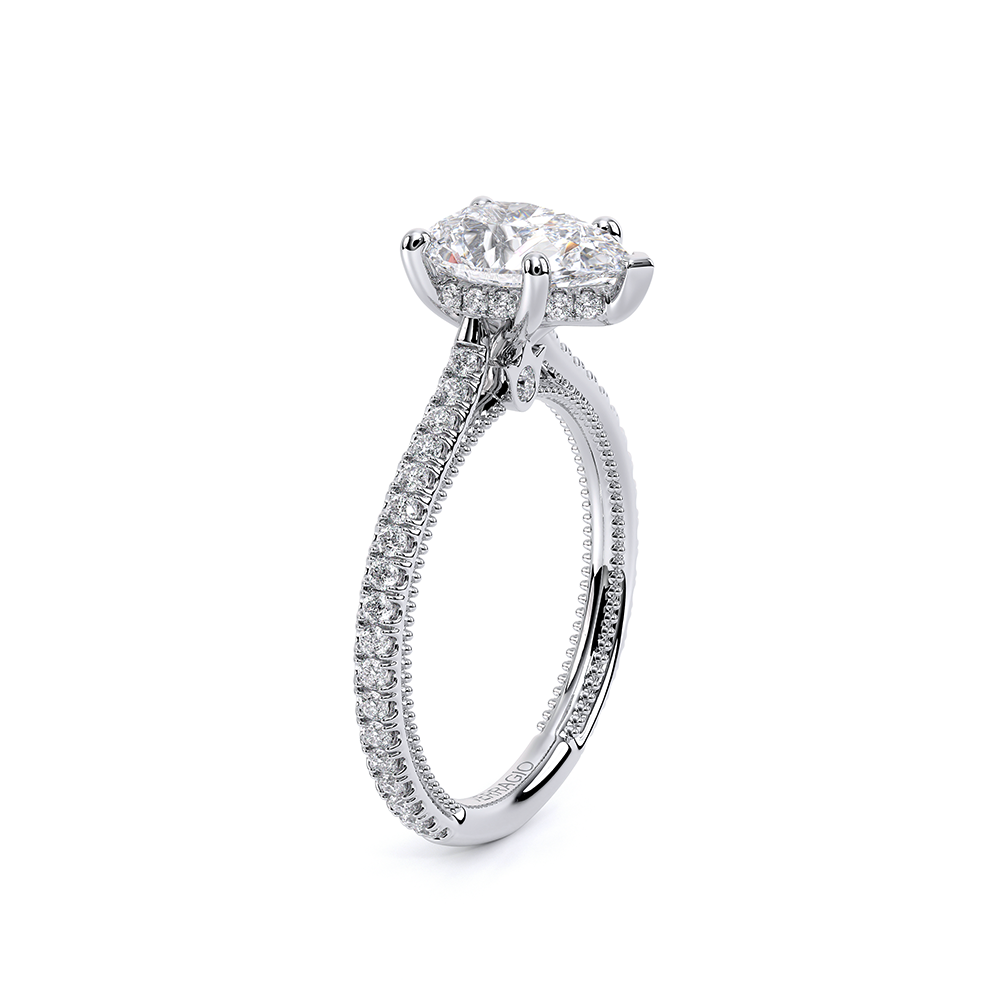 Verragio Pave Pear Engagement Ring