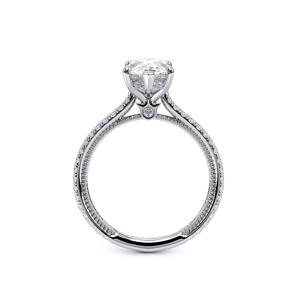 Renaissance-992PS13-14K White Gold Pear