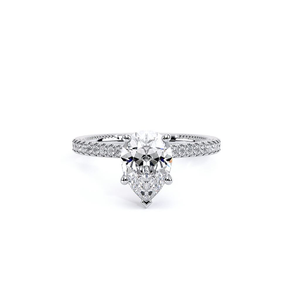 Verragio Pave Pear Engagement Ring