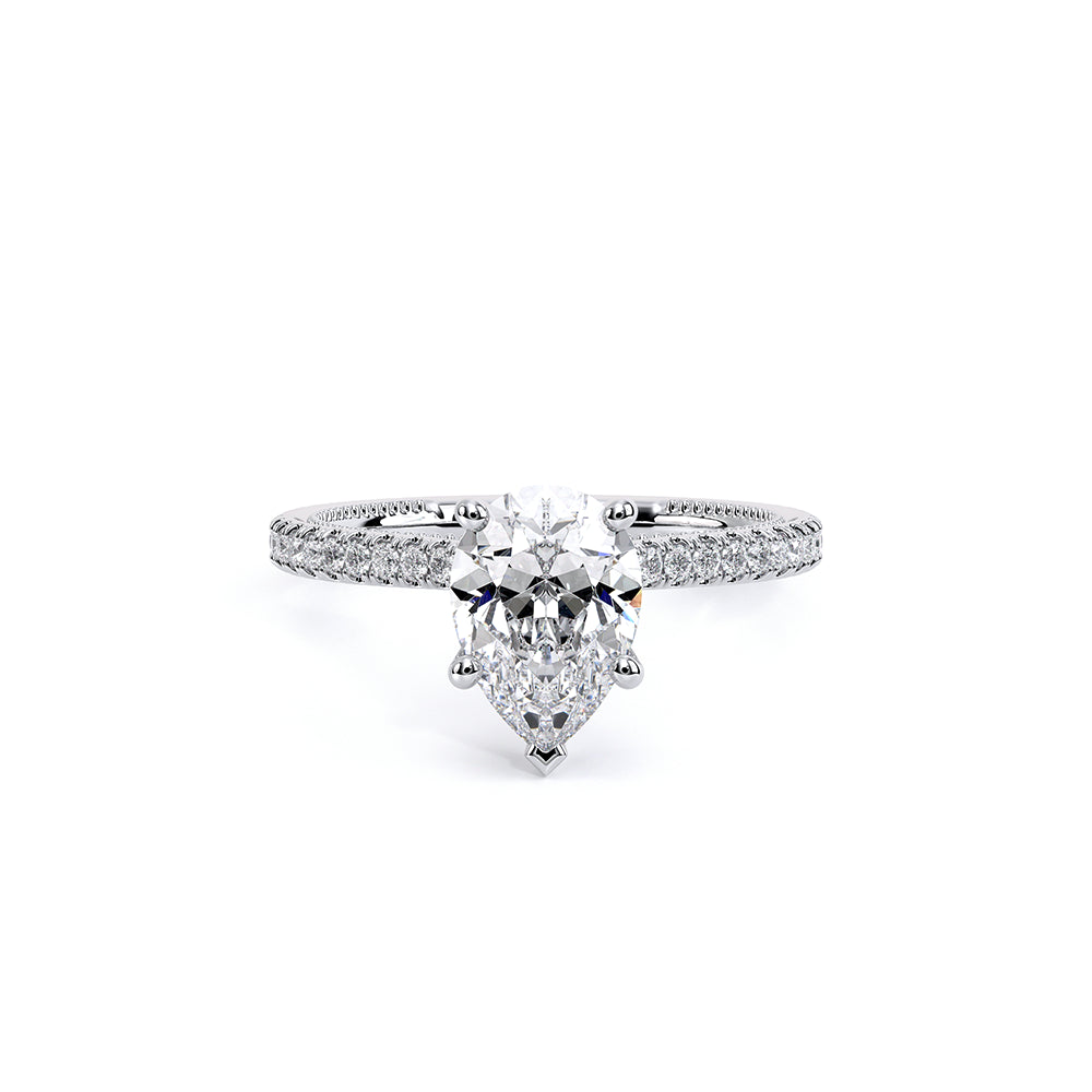Renaissance-992PS13-18K White Gold Pear