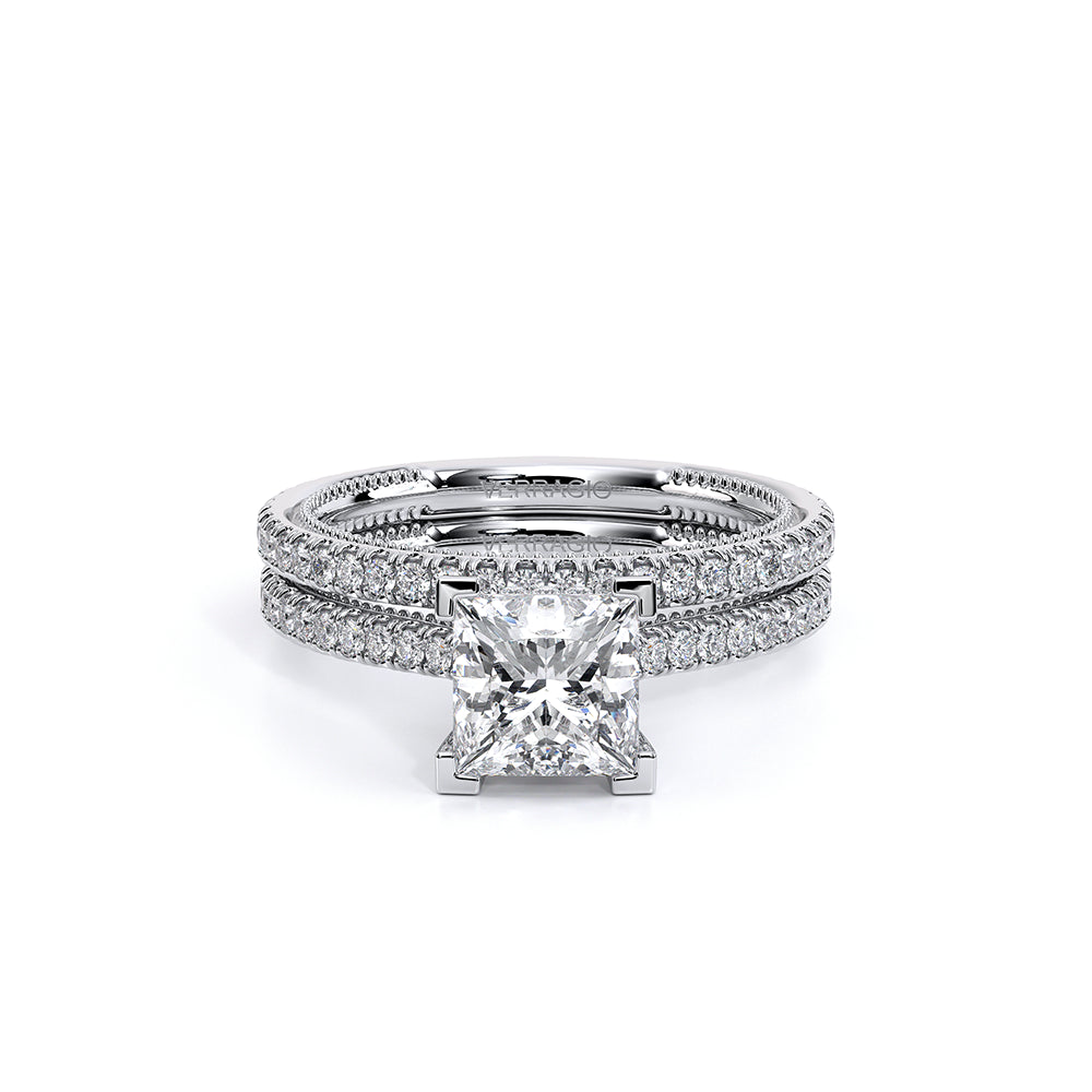 Renaissance-992P13-14K White Gold Princess