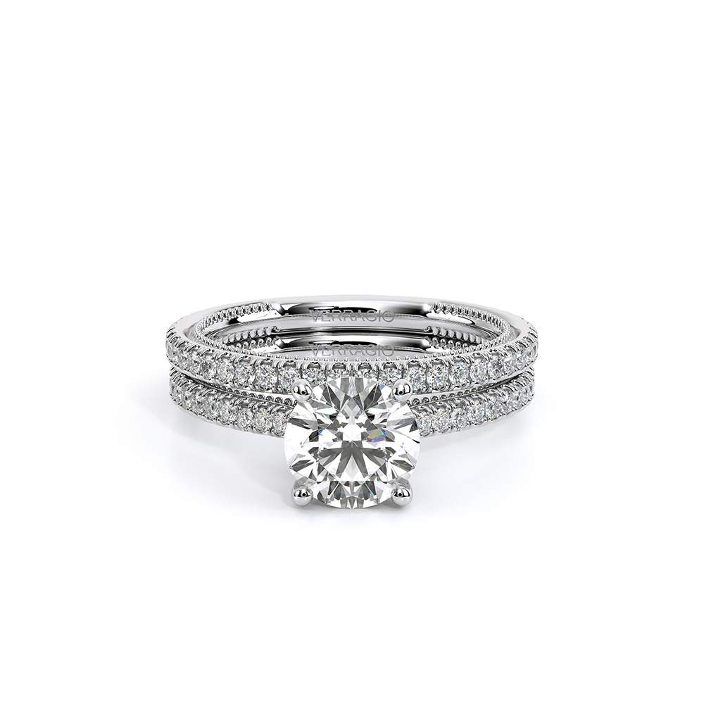 Verragio Pave Round Engagement Ring