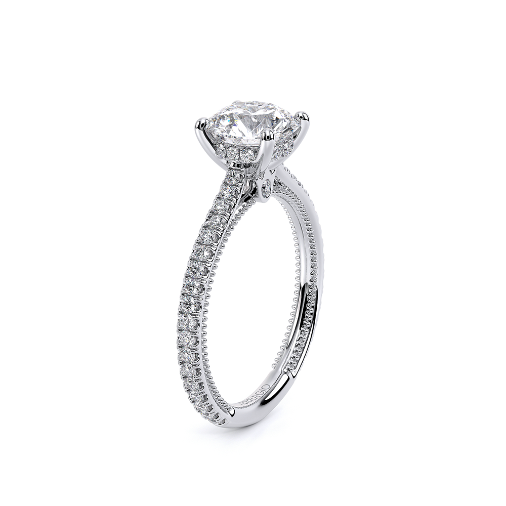 Verragio Pave Round Engagement Ring
