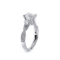 Verragio Three-Stone Oval Engagement Ring