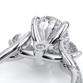 Verragio Three-Stone Oval Engagement Ring
