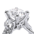 Verragio Three-Stone Oval Engagement Ring