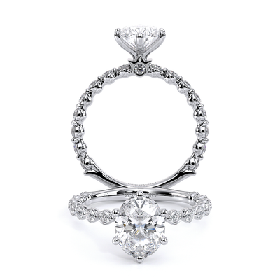 Verragio Pave Oval Engagement Ring