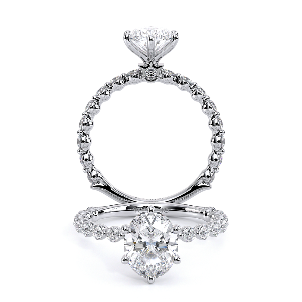 Verragio Pave Oval Engagement Ring