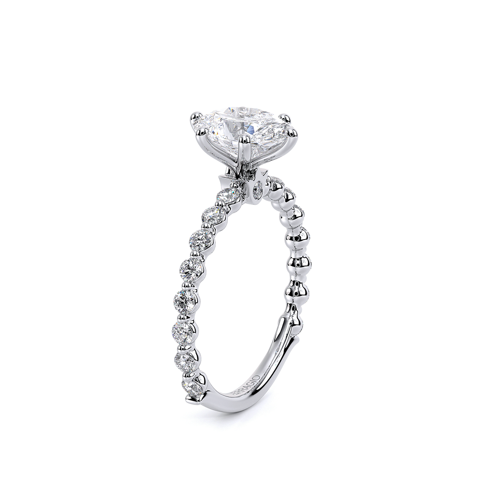 Verragio Pave Oval Engagement Ring