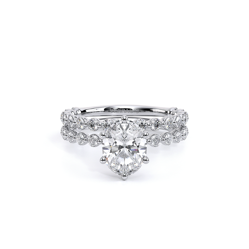 Verragio Pave Oval Engagement Ring