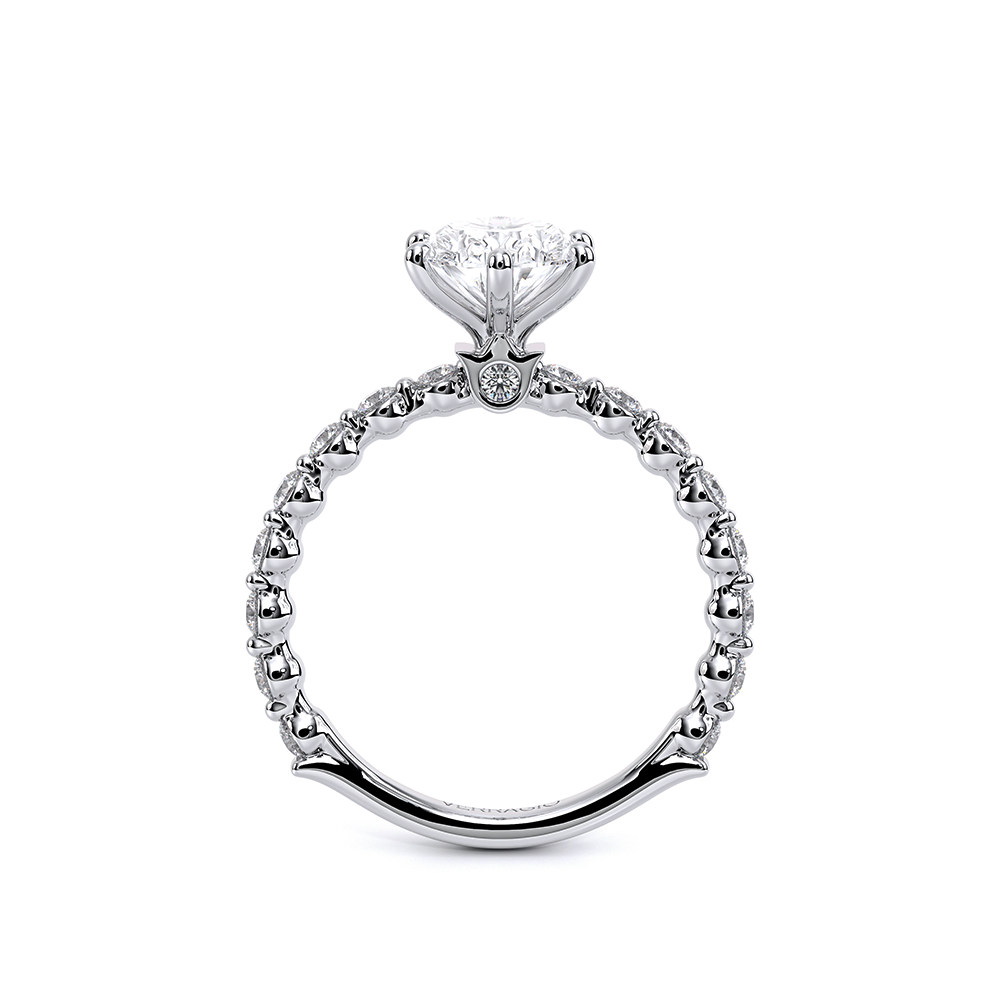 Verragio Pave Oval Engagement Ring