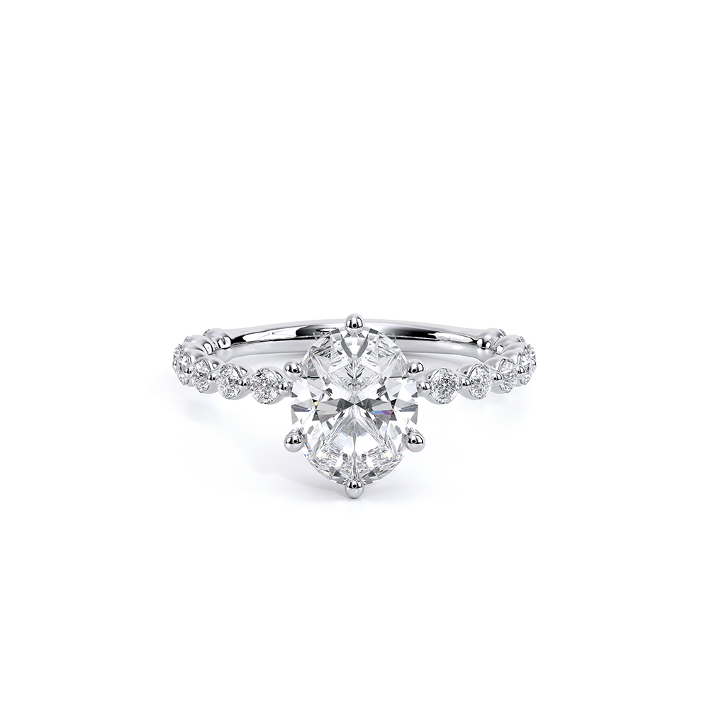 Verragio Pave Oval Engagement Ring