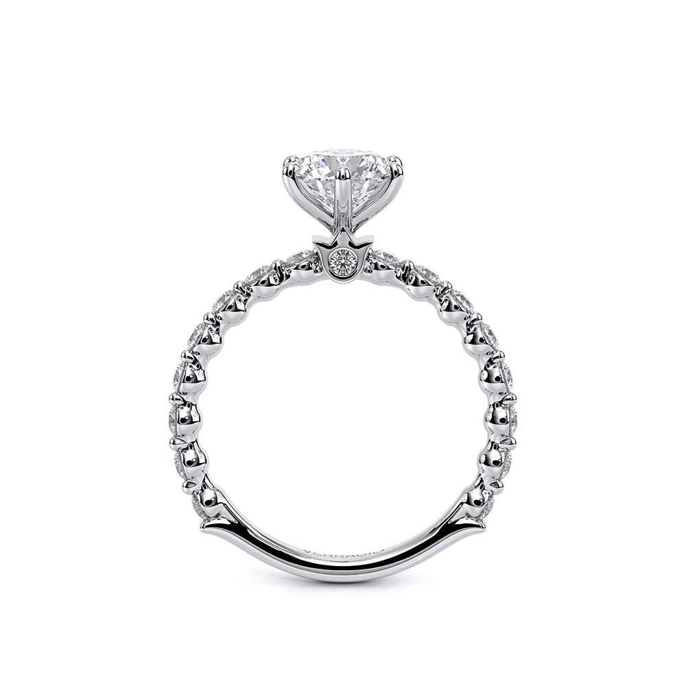Verragio Pave Round Engagement Ring