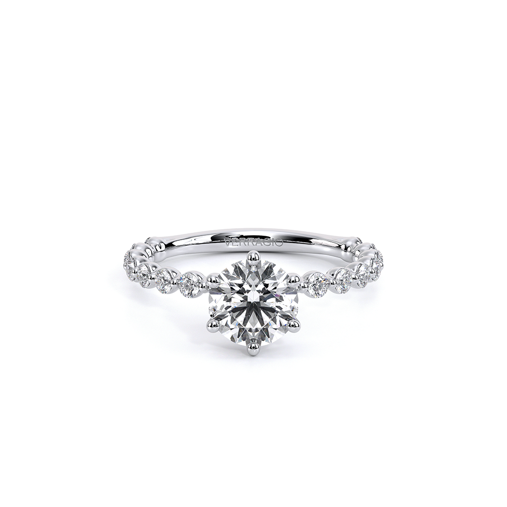 Verragio Pave Round Engagement Ring