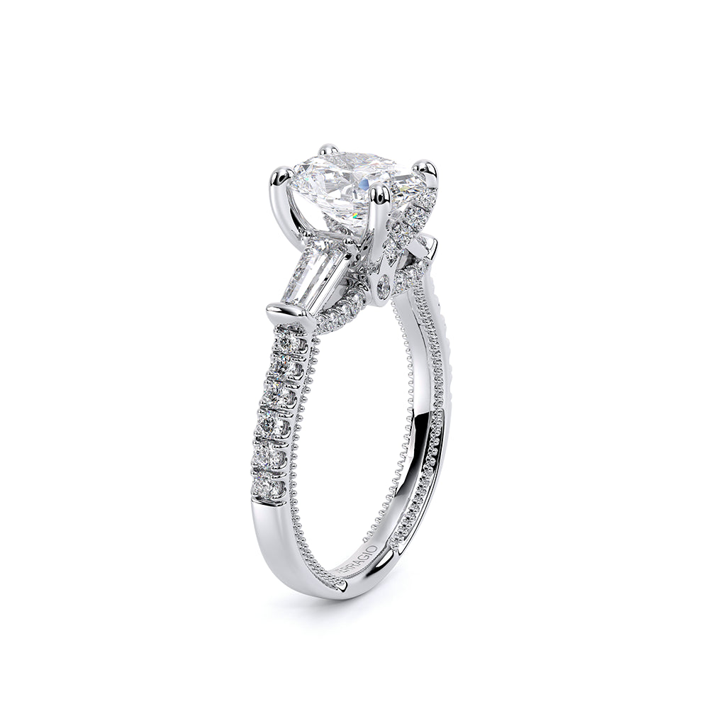 Renaissance-991OV15-18K White Gold Oval