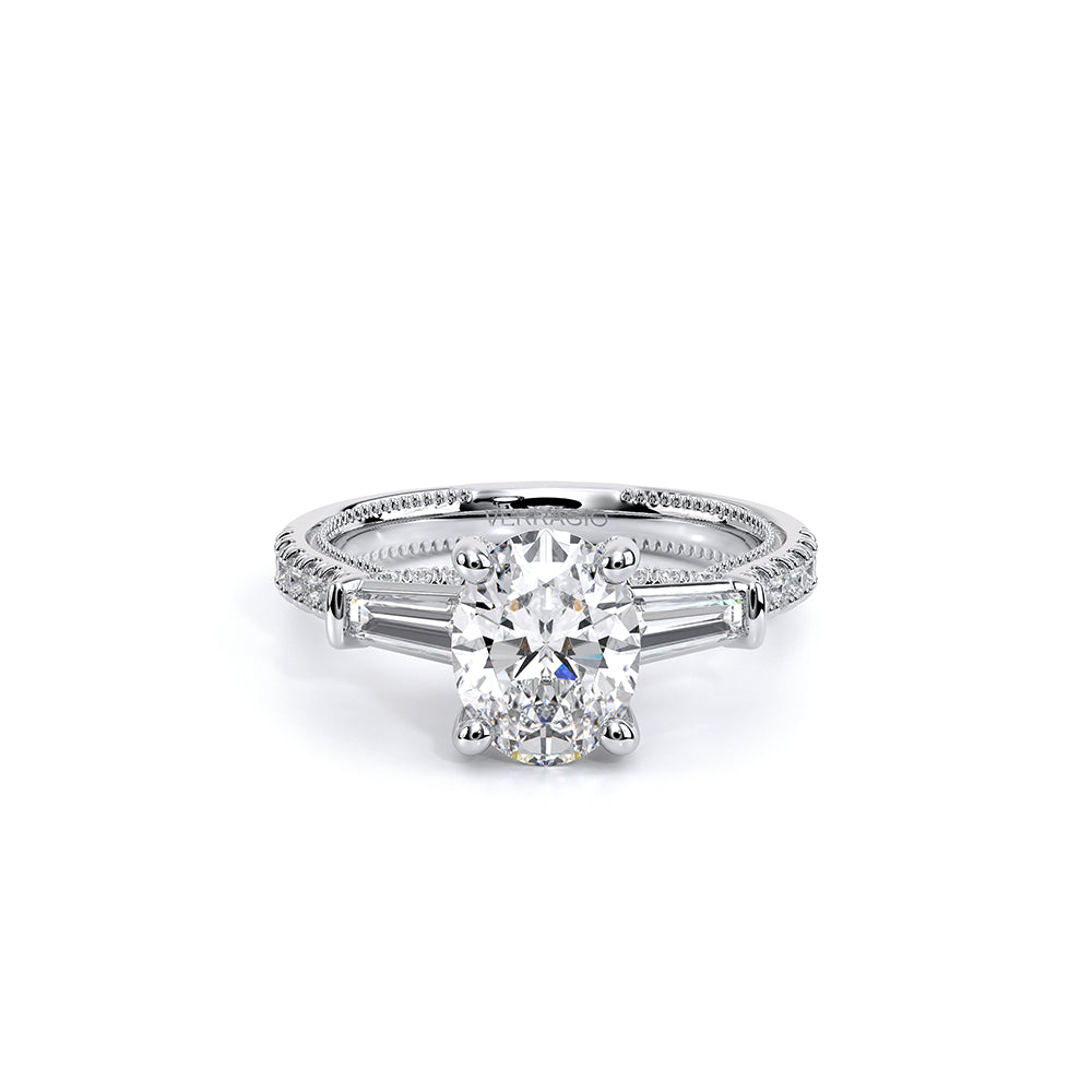 Renaissance-991OV15-14K White Gold Oval
