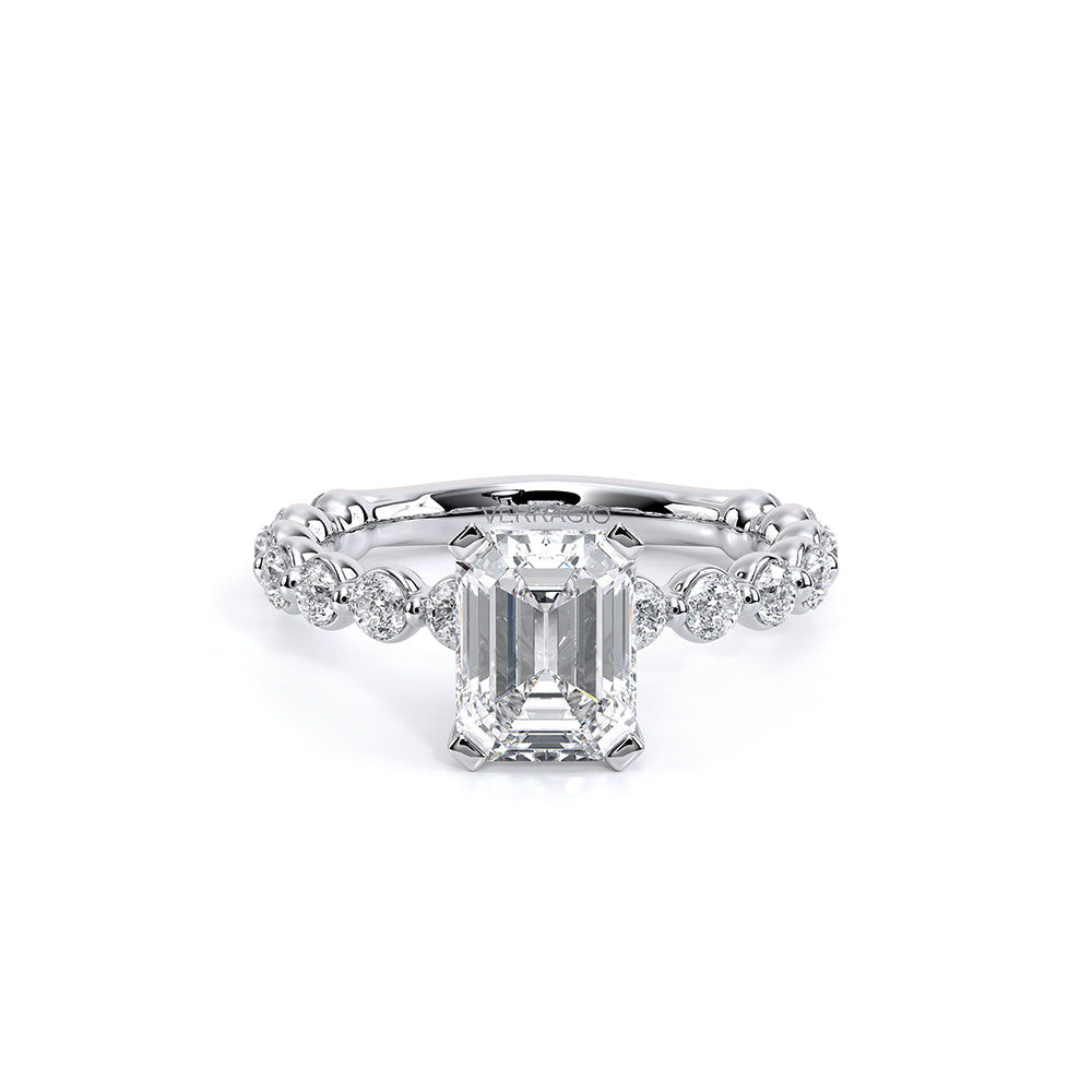 Renaissance-989EM25-14K White Gold Emerald