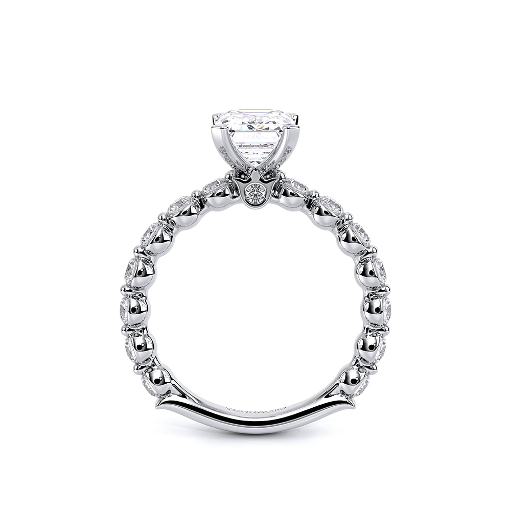 Renaissance-989EM25-14K White Gold Emerald