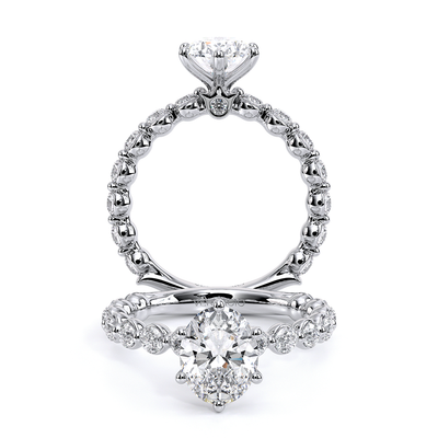 Verragio Pave Oval Engagement Ring