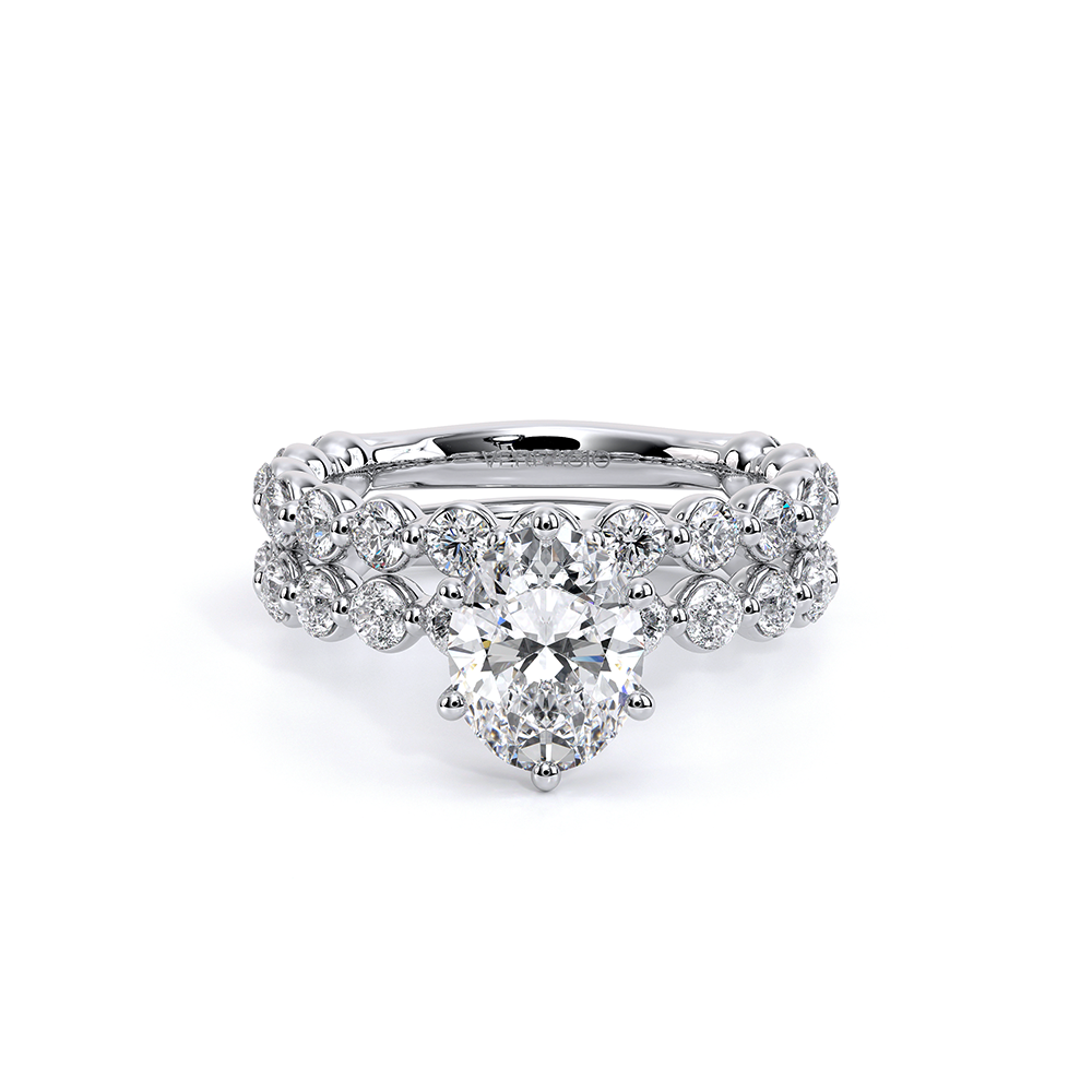 Verragio Pave Oval Engagement Ring