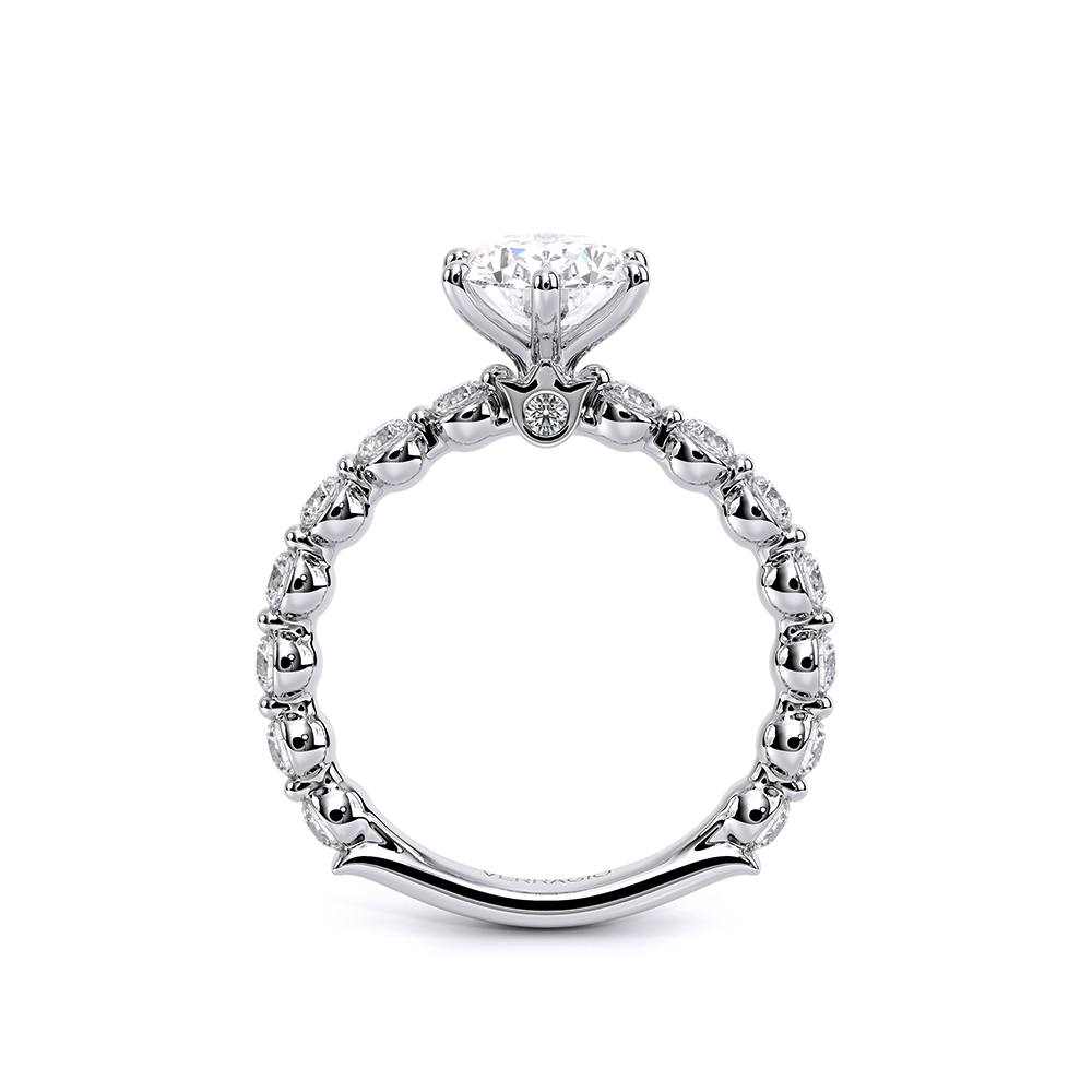 Verragio Pave Oval Engagement Ring