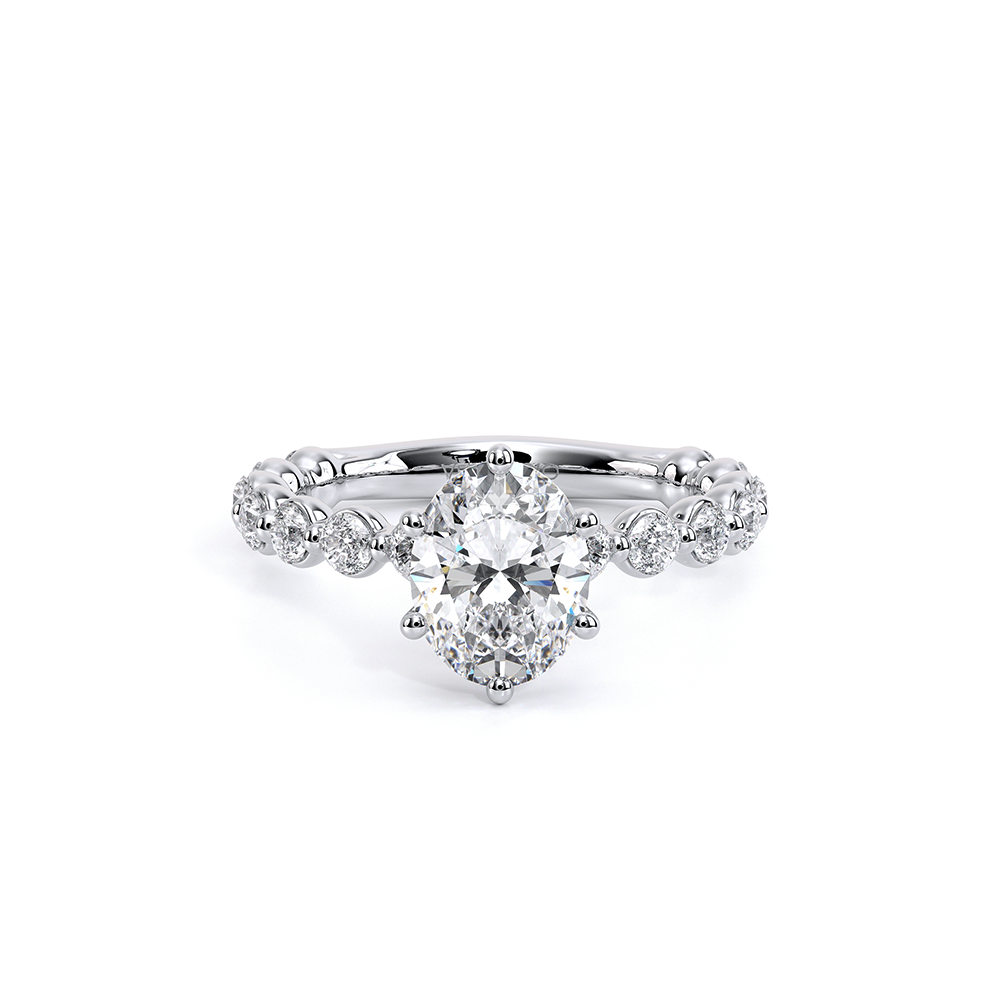 Verragio Pave Oval Engagement Ring