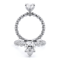 Verragio Pave Pear Engagement Ring