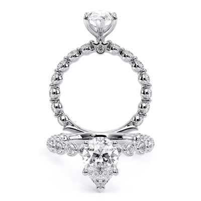 Verragio Pave Pear Engagement Ring