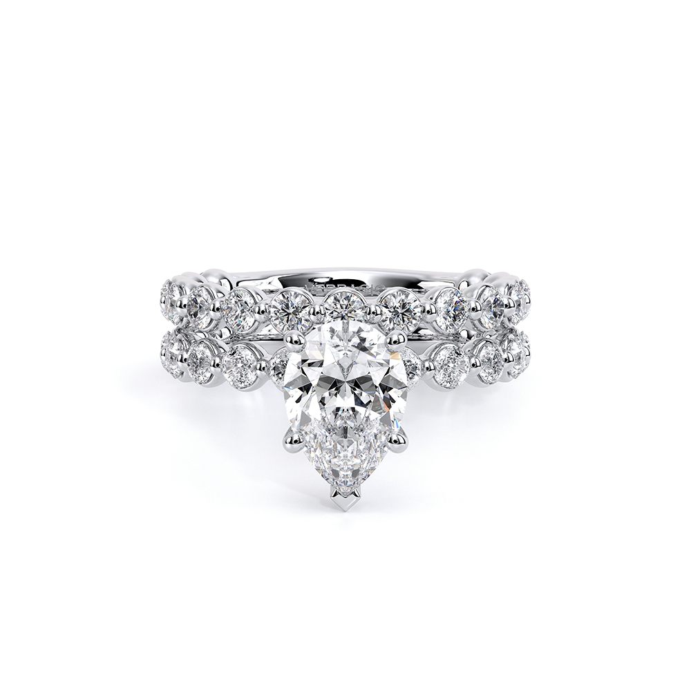Verragio Pave Pear Engagement Ring