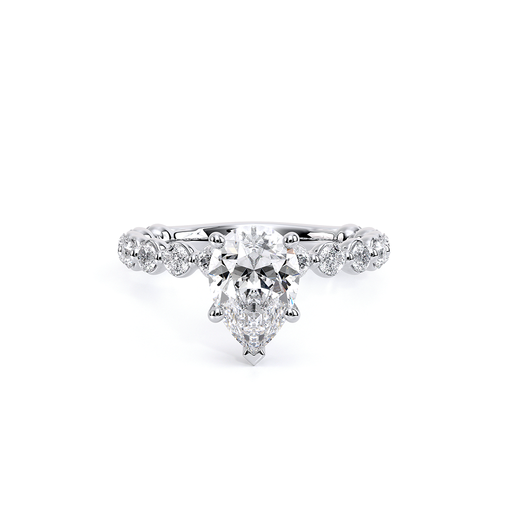 Verragio Pave Pear Engagement Ring