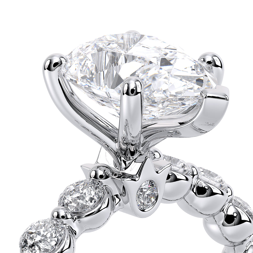 Renaissance-989PS25-14K White Gold Pear