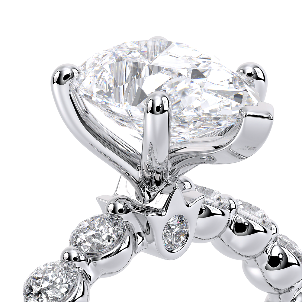 Verragio Pave Pear Engagement Ring