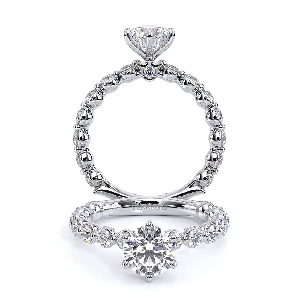 Verragio Pave Round Engagement Ring